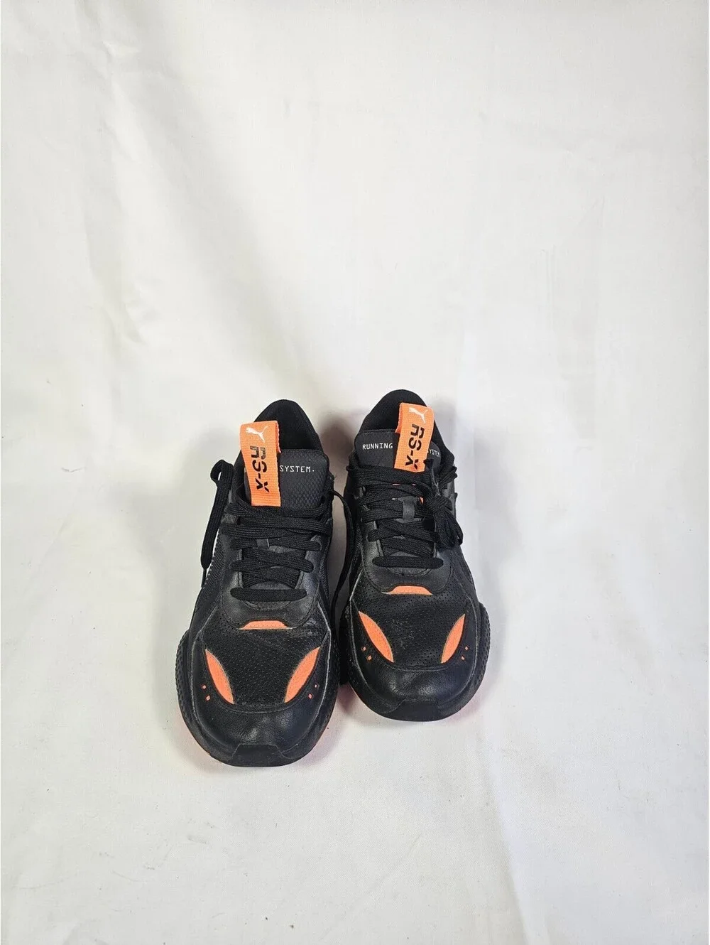 Rare Puma RS-X Winterized Black And Ultra Orange Size 8.5